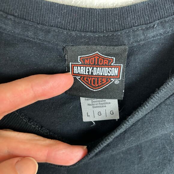 Harley Davidson Mens T-Shirt Las Vegas Nevada Black Live To Ride Size Large - Picture 3 of 6